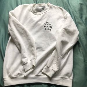 Anti Social Social Club white crewneck size L